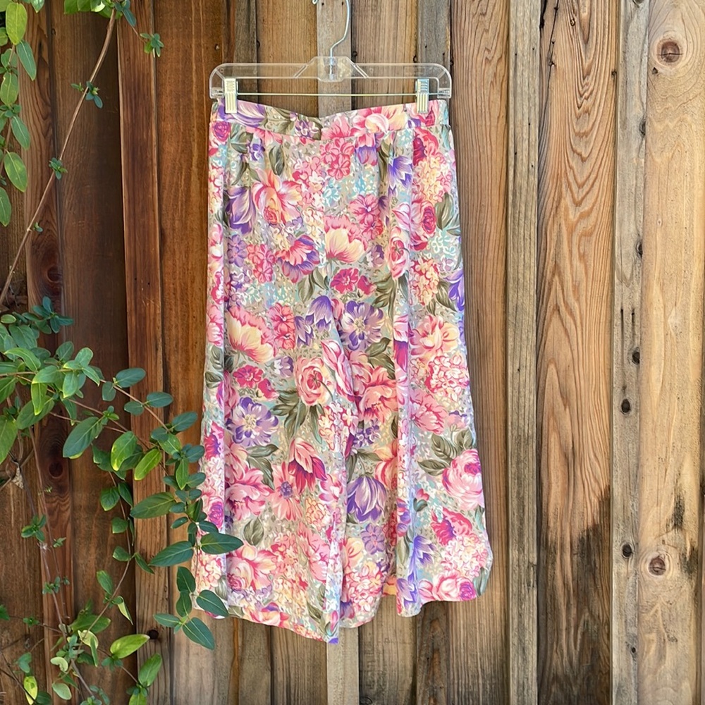 Vintage culottes Floral